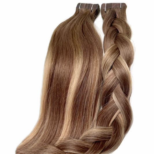 Balayage Russian Tape Hair Extensions 50 Grams 20 Pieces