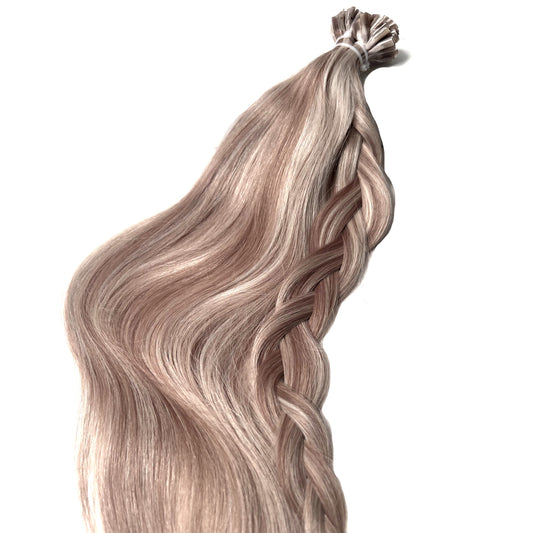 Remy Russian nail tip keratin bond hair extensions