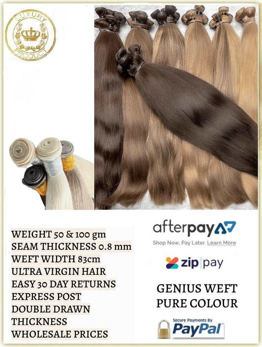 Genius Weft / Miracle Weft Russian Hair Extensions 50 Grams